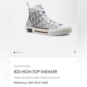 B23 HIGH-TOP SNEAKER (used)